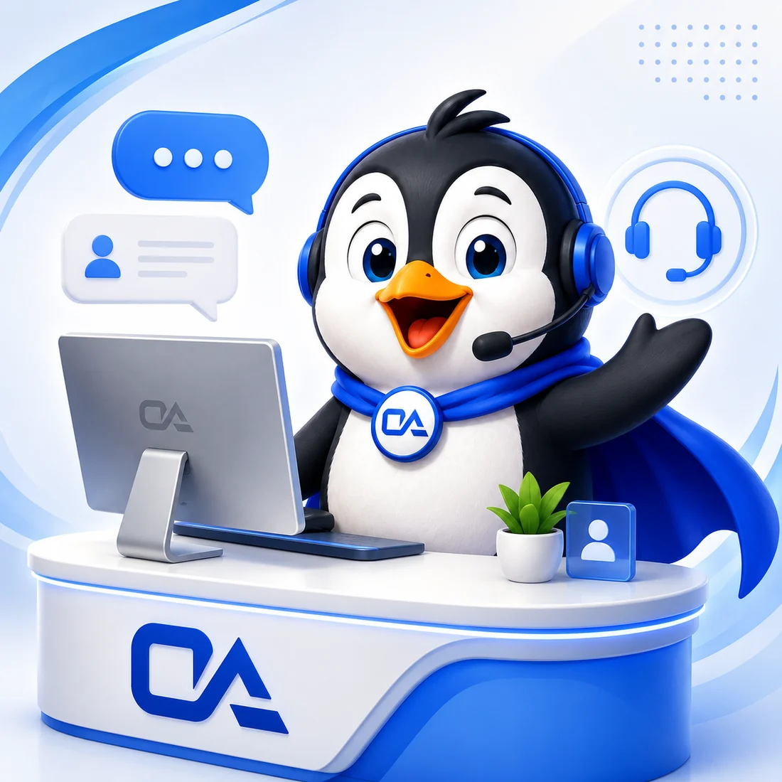 Penny, Online Audience support mascot
