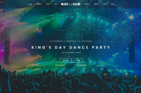 Buzz Club - Night Club, DJ & Music WordPress Theme - Image 2