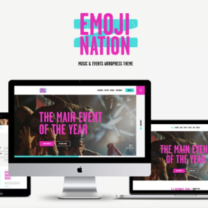 Emoji Nation - Music WordPress Theme
