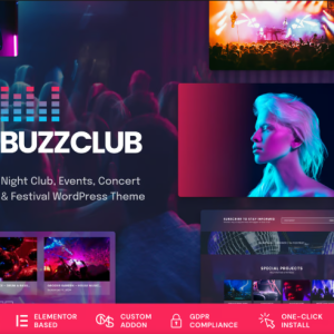 Buzz Club - Night Club, DJ & Music WordPress Theme